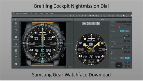 breitling navitimer watchface für gear s3|Download the Breitling Cockpit Nightmission Dial watchface.